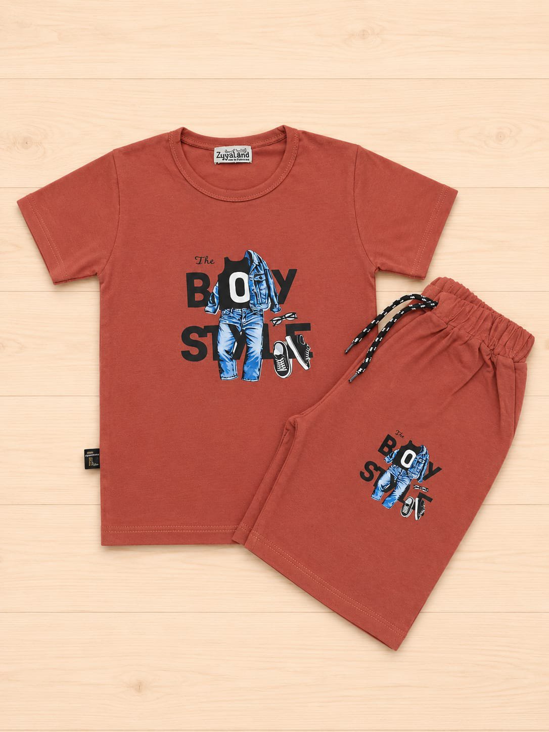 Cotton T-Shirt & Shorts Co-ord Set | Boys Summer Outfit – Zyva Land